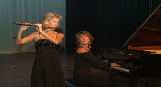 Flutist Donna Wissinger and Pianist Joy Myers in An American Tapestry