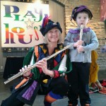 Pied Piper Cincinnati Playhouse Donna with young piper